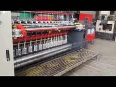 Espacio fijo 75m m 220v de Machine Line Wire de la cerca del nudo de Mesh Width 2440m m