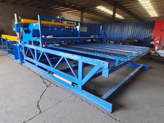 Rebar Diameter 5-12mm Mesh Width 2.4m Rebar Steel Wire Mesh Welding Machine